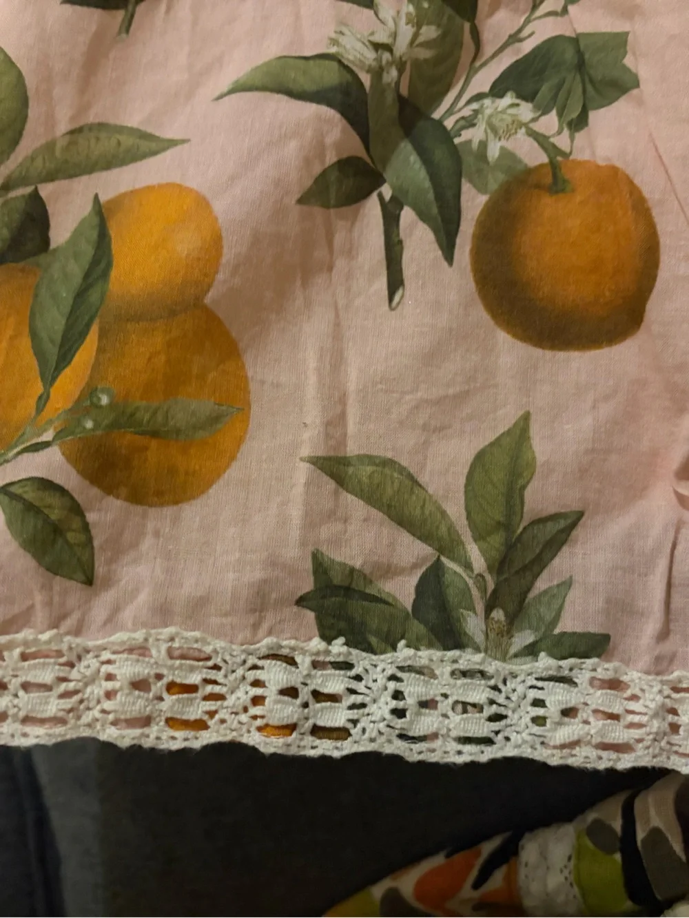 Pink Chicken Katherine Dress in Pink Botanical Oranges